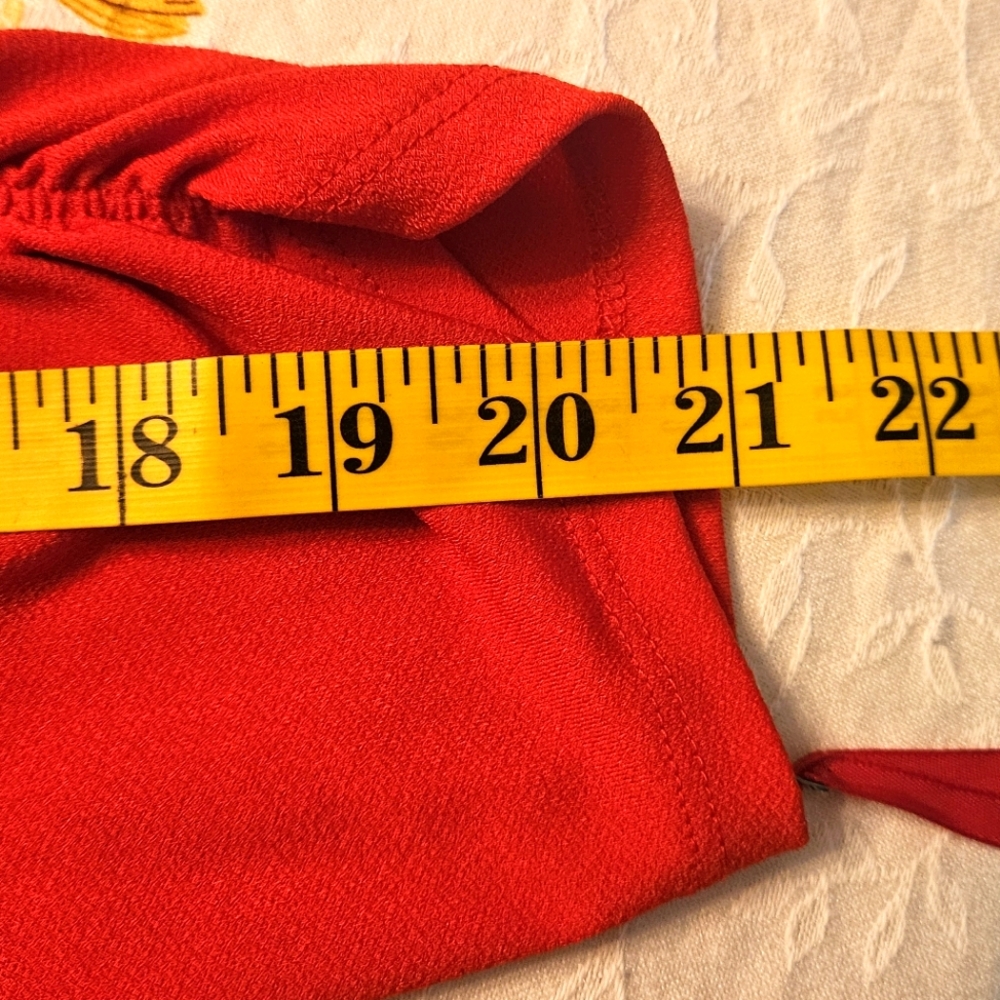 Ruby Rd. Red Top Polyester Spandex Size 1X - Picture 9 of 10